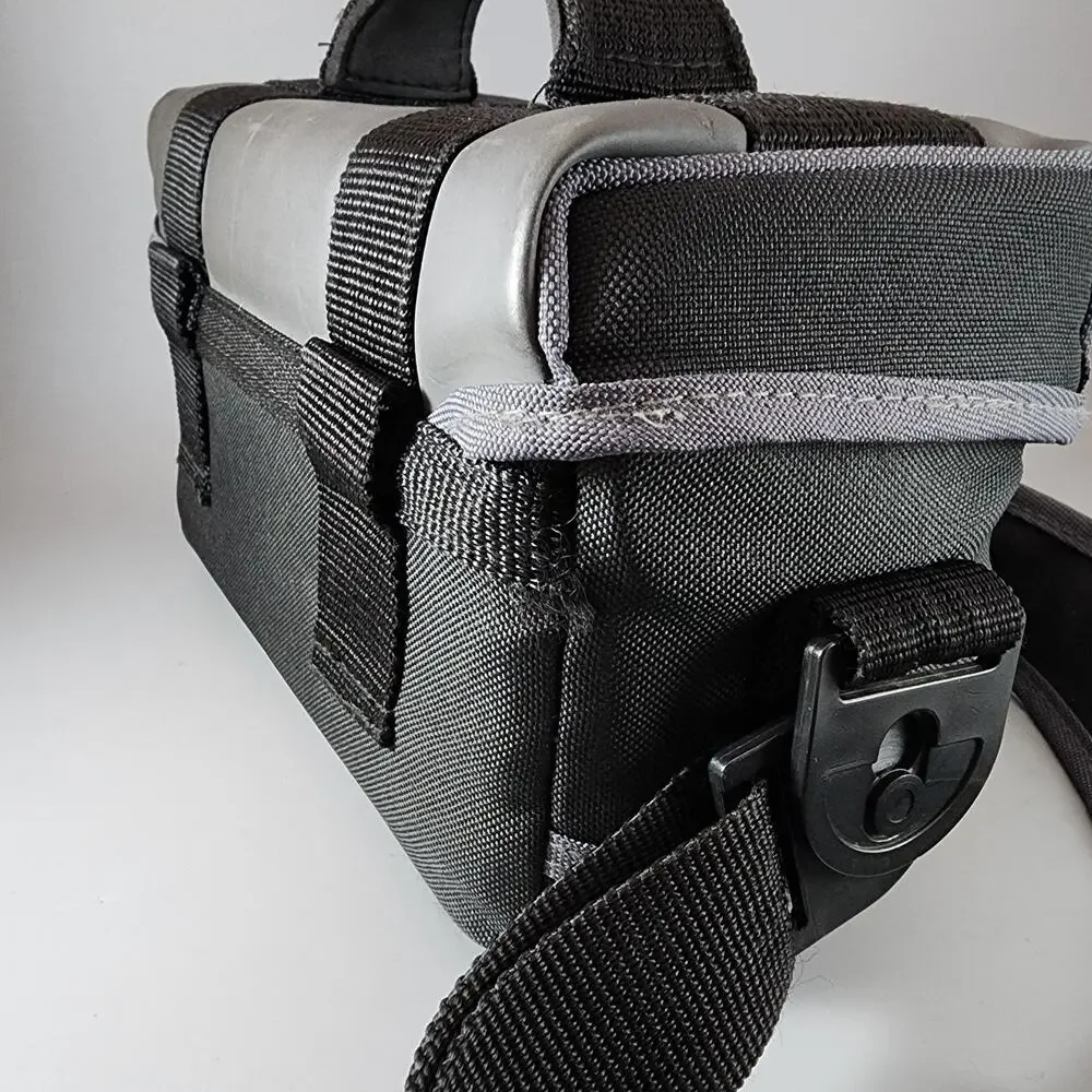 Multi-Function Camera Utility Bag w/Buckle Straps, Handle, Shoulder Strap 9x5x4